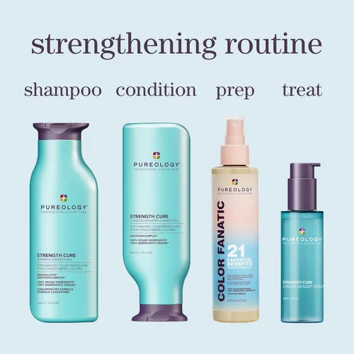 Miniatura 6 de Pureology Acondicionador de curación de fuerza Para cabello dañado y teñido Suaviza y fortalece el cabello Sin sulfatos Vegano