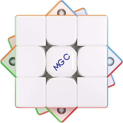 Willking YJ MGC EVO 3x3 II Cubo magnético de velocidad Yongjun MGC EVO V2 Flagship Puzzle Cube YJ mejorado 3x3 Cubo para velocidad Cubing 2.185 in