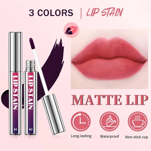 Miniatura 5 de 3 unidades de tinte de labios despegable, tinte de labios de larga duración, delineador de labios impermeable, delineador de labios que se despega