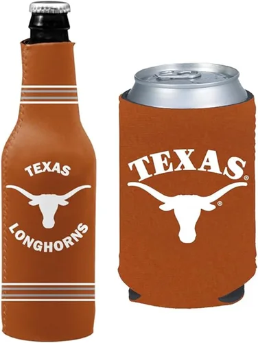Miniatura 64 de College Team Color Logo Can & Bottle Holder Insulator Beverage Cooler Set