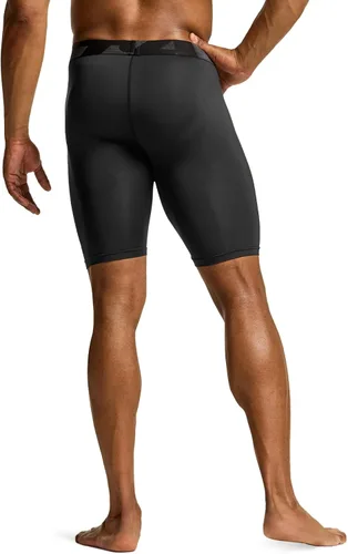 Miniatura 3 de TSLA - Pantalones cortos deportivos de compresión para hombre, en paquete de 1 o 3unidades, mallas para correr de rendimiento deportivo, frescas