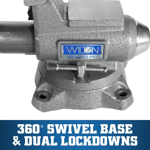 Miniatura 2 de Wilton Mechanics Pro Bench Vise, ancho de mandíbula de 4-1/2", abertura de mandíbula de 4", garganta de 3-1/2" (Modelo 845M)