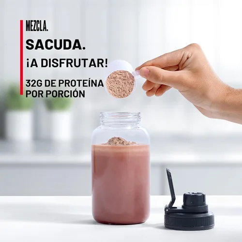 Miniatura 4 de Pó de Proteína Genuína Muscle Milk, Chocolate, 4.94 Libras, 32 Porciones, 32g de Proteína, 2g de Azúcar, Calcio, Vitaminas A, C y D, Certificado NSF