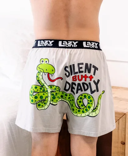Miniatura 9 de Lazy One Divertidos boxers de animales, ropa interior humorística, novedosos pantalones cortos, regalos de broma para hombres