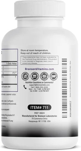 Miniatura 7 de ácido Linoleico Bronson CLA 3000,conjugado de potencia extra alta sin GMO, 1