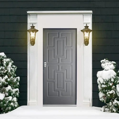 Miniatura 8 de Lámparas de pared para exteriores, faroles de pared exterior impermeables con vidrio ondulado Waer, apliques exteriores, luces de porche delantero
