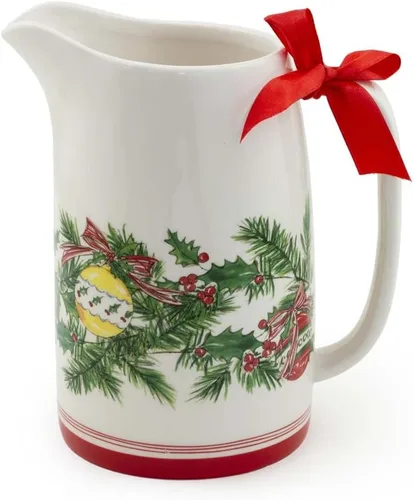 Miniatura 5 de Boston International Jarra de cerámica para bebidas, 5.5 tazas, pájaro en abedul