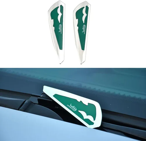 Miniatura 17 de JSCARLIFE 1 par de limpiaparabrisas de coche con soporte para parabrisas, limpiaparabrisas con alerón (Negro/2)
