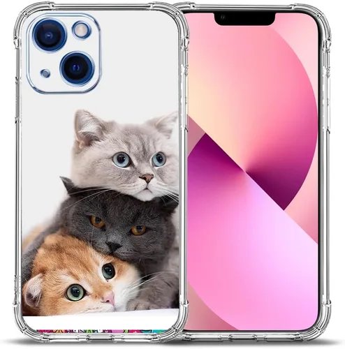 Miniatura 10 de Funda para iPhone 13 Pro Max, protección contra caídas de flores de mariposa azul, rosa, a prueba de golpes, carcasa protectora de cuerpo completo