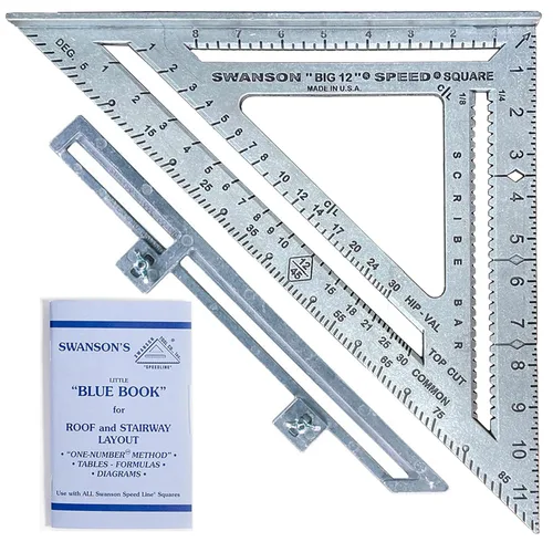 Miniatura 10 de Swanson Tool Co S0101 - Escuadra rápida de 7 pulgadas, azul