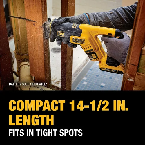 Miniatura 4 de DEWALT DCS367B 20V Max XR Sierra de sable compacta sin escobillas, (sólo herramienta)