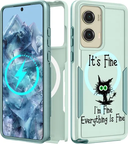 Miniatura 151 de Funda para Moto G 5G 2024 – Compatible con MagSafe para mujeres y niñas, bonita funda protectora magnética para teléfono, diseño femenino Kawaii