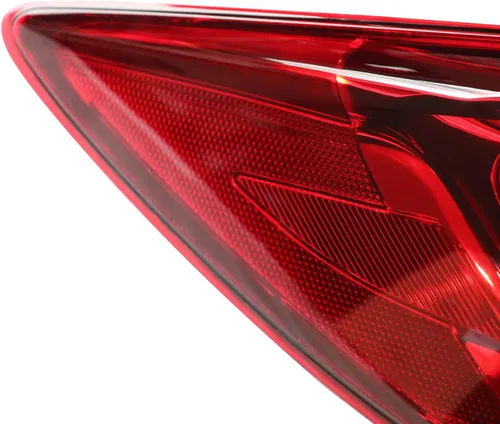 Miniatura 3 de Para 2013 2014 2015 2016Mazda CX-5 Luz trasera halógena izquierda lado conductor rojo carcasa roja y lente humo