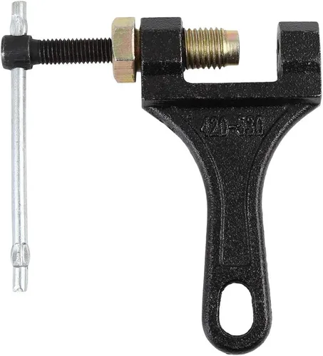 X AUTOHAUX Herramienta de metal negro para motocicleta Dirt Pit Bike ATV Chain Splitter Cutter Herramienta universal para 420 428 520 525 528 530