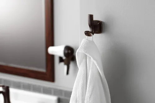 Miniatura 4 de Moen YB5103 Voss Collection, gancho doble para bata, YB5103CH Cromado