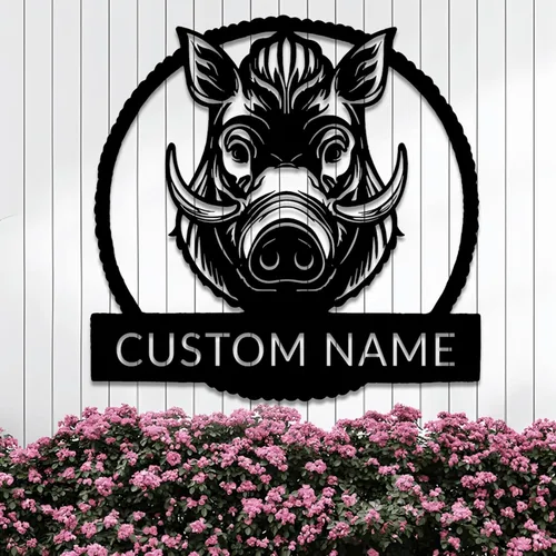 Miniatura 11 de Arte de pared de metal con oso grizzly de bosque, letreros personalizados con nombre de oso rugiente, decoración de pared personalizada de cabaña