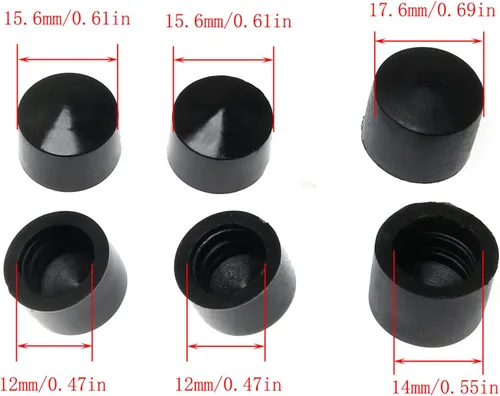 Miniatura 5 de RLECS Pivot Cups 6 en 1 - Patineta Longboard de repuesto para camioneta, accesorios para patineta, camión, repuesto de goma (4 x M + 2 x L Size)