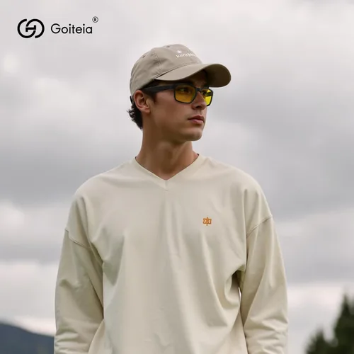 Miniatura 2 de Goiteia Lentes de conducción nocturna para hombres y mujeres, lentes amarillos para días lluviosos, antirreflejos desde los faros delanteros
