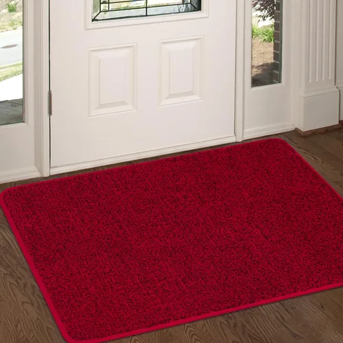 Miniatura 14 de LINLA - Tapete para interiores que absorbe el barro, lavable a máquina, respaldo de goma antideslizante, ideal para puerta de entrada para limpiarse