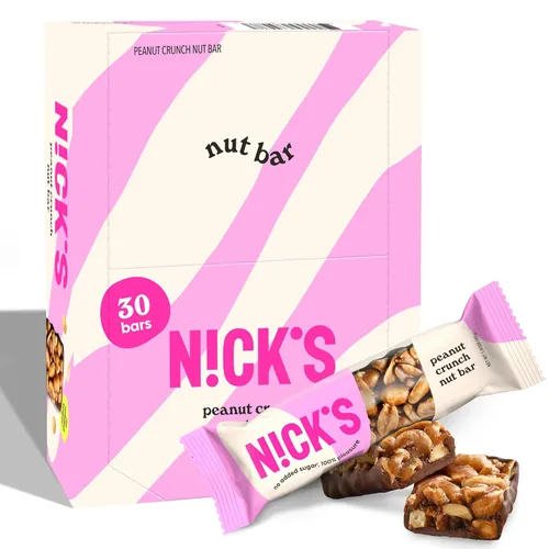 Miniatura 10 de N!CK'S Keto Nut Bar - Barra de chocolate con almendras, snack keto de nueces para deportes, senderismo y actividades al aire libre, 0.04 oz