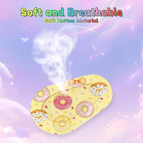Miniatura 3 de 120 parches adhesivos para los ojos para niños y niñas, algodón suave transpirable a granel, con bonitos diseños de patrones, 15 estilos con 8