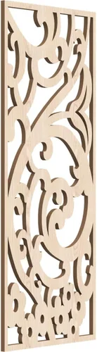 Miniatura 41 de Bridgewater - Paneles de pared decorativos de madera con calado, 9 3/8 pulgadas de ancho x 24 3/8 pulgadas de alto x 1/4 de alto, nogal