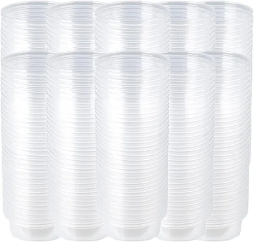 Miniatura 8 de Plato de comida Gecko crestado, 100 unidades, tazas de alimentación de reptiles de plástico de 0.5 onzas