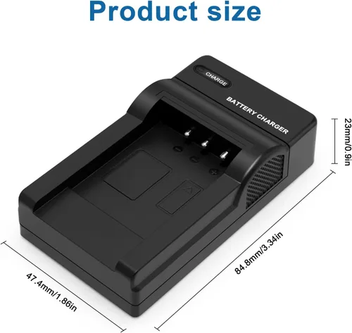 Miniatura 5 de Paquete de 2 baterías EN-EL19 (900 mAh) y cargador USB compatible con Nikon A100, Coolpix S33, S100 S2800 S3200 S3300 S3500 S3600 S4100 S4200 S4300