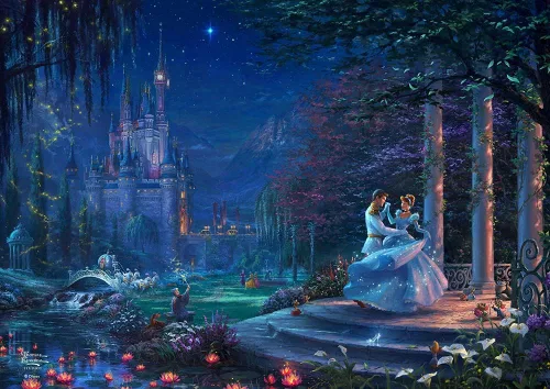 Miniatura 46 de MIGHTYPRINT Disney – La Bella Durmiente – Princesa Aurora y el Príncipe Felipe – Arte de pared duradero de 24 x 17 pulgadas – No hecho de papel