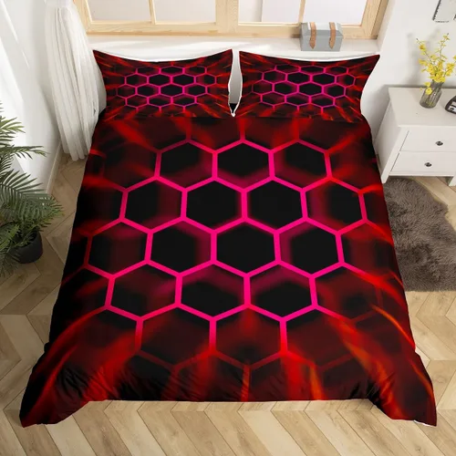 Miniatura 13 de Erosebridal Juego de funda de edredón para niños, niñas, niños y adolescentes, juego de ropa de cama de videojuegos, tamaño individual, funda