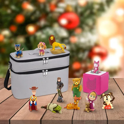 Miniatura 7 de Estuche de almacenamiento DDgro para Toniesbox 2, bolsa de transporte para el set de inicio Tonie, personajes de Tony, caja de reproductor de audio