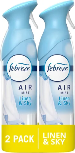 Miniatura 11 de Febreze Air Mist - Ambientador en aerosol, espray para habitaciones que combate el olor para el hogar, el baño y la cocina, aromas navideños