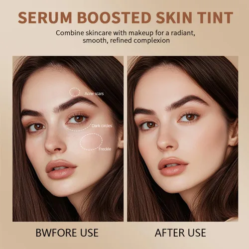 Miniatura 7 de Un bálsamo de belleza 3 en 1combining, suero de belleza, tinte para la piel, suero hidratante teñido sólido, base de contorno facial para mujeres