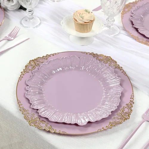 Miniatura 46 de Efavormart - Juego de 20 platos de plástico con diseño de arrecife negro, platos de fiesta de postre y aperitivo de 7 pulgadas, elegante vajilla