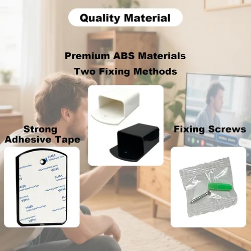 Miniatura 3 de 2 soportes de pared para control remoto, adhesivo para TV de CA, soporte de control remoto de pared para almacenamiento de oficina