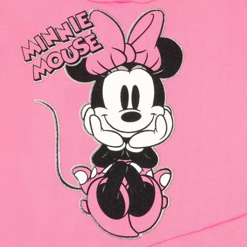 Miniatura 6 de Disney - Sudadera con capucha y leggings de vellón con diseño de Minnie Mouse