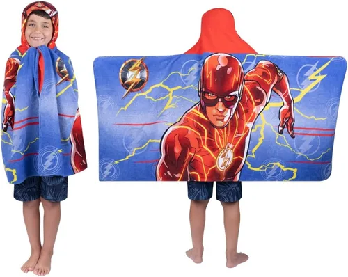Miniatura 47 de Sonic The Hedgehog, Anime, Toalla Envolvente con Capucha de Algodón Terry Suave para Baño/Piscina/Playa, 24 x 50 pulgadas, Por Franco Kids Multicolor