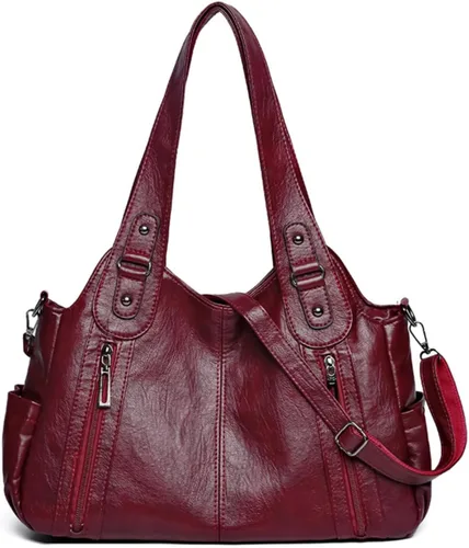 Miniatura 10 de Bolso cruzado para mujer, bolsos de mano suaves para mujer, bolsos de hombro para mujer, bolso grande de mano Fsahion, carteras para mujer