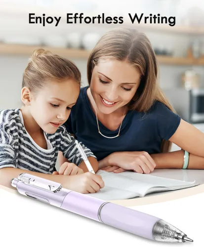 Miniatura 3 de Bolígrafos de gel, 12 piezas Bolígrafos de tinta negra de secado rápido, bonitos bolígrafos ergonómicos de punta fina de escritura suave