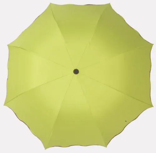 Miniatura 2 de Viaje paraguas compacto plegable sombrilla de lluvia de sol con agua Met blomssom blooming