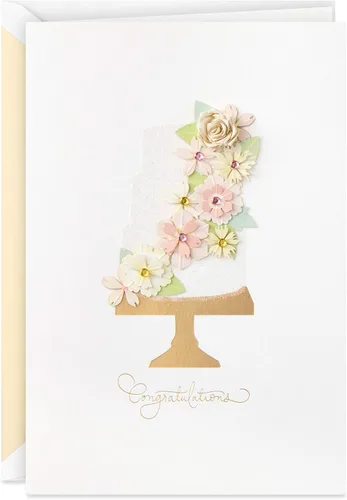 Tarjeta de boda Hallmark Signature (Just the Beginning)