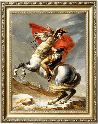 Miniatura 7 de ELITEART - Napoleón cruzando los Alpes por Jacques-Louis David pintura al óleo de reproducción giclée arte de pared impresiones en lienzo Tamaño: 20
