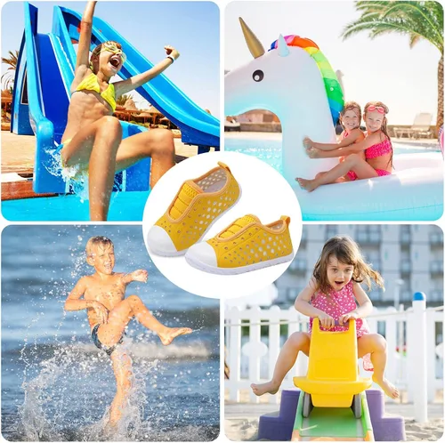 Miniatura 7 de Fires Zapatos de agua para niños y niñas, de secado rápido, transpirables, calcetines de agua descalzos para playa, natación, zapatos deportivos