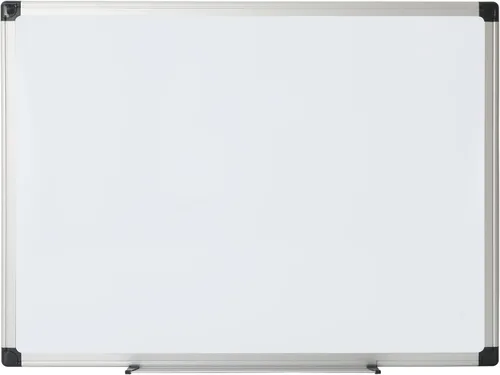 Office Depot Pizarra blanca de melamina no magnética de borrado en seco, 36 "x 48", marco de aluminio con acabado plateado