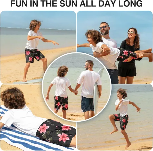 Miniatura 113 de Kanu Surf Traje de baño Yolo de secado rápido UPF 50+ para niños