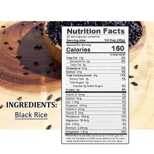 Miniatura 7 de Zestful Foods Arroz negro, grano entero, sin OMG, alto en fibra, bajo en azúcar, 2 libras, alternativa deliciosa y saludable al arroz blanco