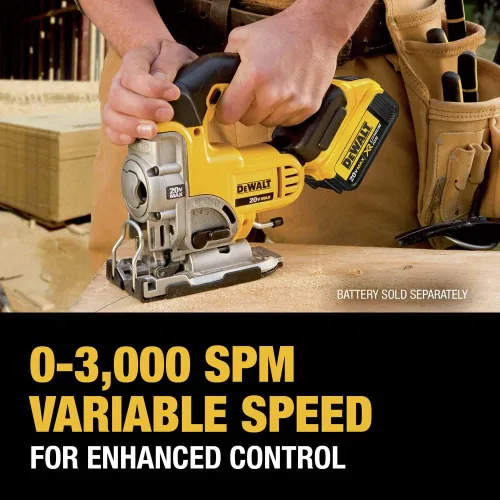 Miniatura 4 de DEWALT Sierra de calar de 20 V máximo, solo herramienta (DCS331B)