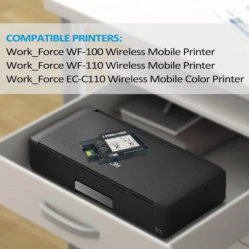 Miniatura 3 de Paquete de 5 cajas de mantenimiento WF-110, caja de mantenimiento de tinta T295000 T2950 remanufacturada para impresora de inyección de tinta móvil