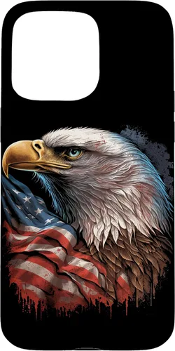 Miniatura 27 de Funda patriótica para iPhone 11 Pro Max con ojos de águila calva americana