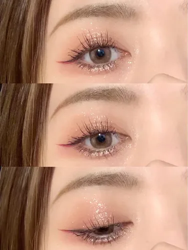 Miniatura 4 de Kayswang Paleta de sombra de ojos con purpurina de 9 colores, paleta de maquillaje mate de alto pigmento color crema paleta de textura en otoño e